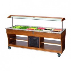 Chariot buffet, froid, 6x...