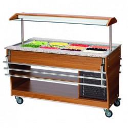 Chariot buffet, froid, 4x1/1 GN
