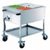 Chariot bain-marie, 2 x 1/1 GN, tr.