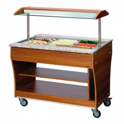 Chariot buffet, chaud, 3x...