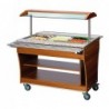 Chariot buffet, chaud, 3x 1/1GN