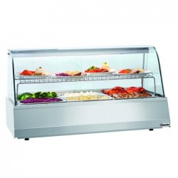 Vitrine chauf. 3/1GN, verre...