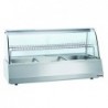 Vitrine chauf. 3/1GN, verre bombé