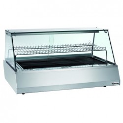 Vitrine chauf. 3/1GN, verre plat