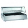 Vitrine chauf. 3/1GN, verre plat