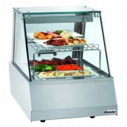 Vitrine chauf. 1/1GN, verre...