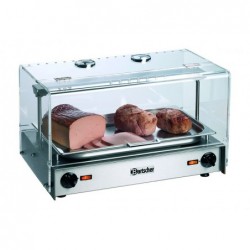 Vitrine chauf. plexiglas 1/1GN