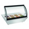 Vitrine chauffante 8x1/6GN-R