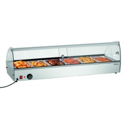 Présentoir chauffant R6 6 x GN 1/3