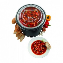 Soupière, 10L, noire