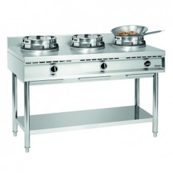 Cuisinière à wok, 3 brûleurs