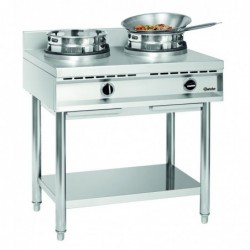 Cuisinière à wok, 2 brûleurs
