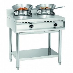 Cuisinière à wok, 2 brûleurs