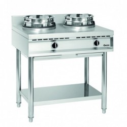 Cuisinière à wok, 2 brûleurs