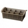 Panier à couverts, à 8 cases