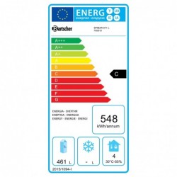 Réfrigérateur 2/1GN, 700L, AI