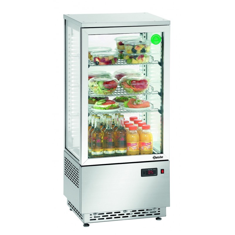 Vitrine réfrig. Mini 78L, inox A2CH