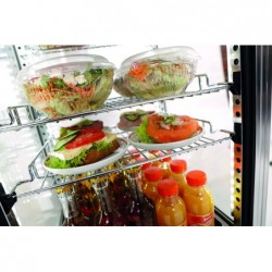 Vitrine réfrig. Mini 78L, inox A2CH