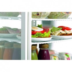 Mini vitrine réfrigérée 78 L, blanche