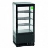 Mini vitrine réfrigérée 78 L, noire